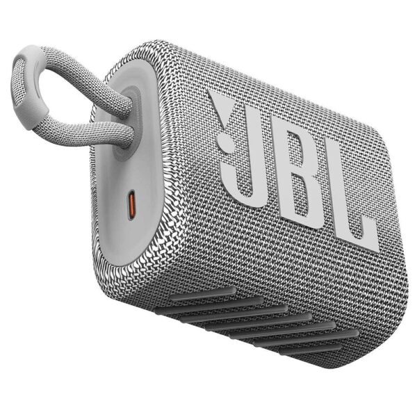 Coluna Portátil JBL GO3 Bluetooth - Branco