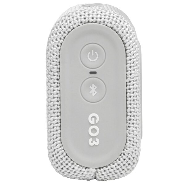Coluna Portátil JBL GO3 Bluetooth - Branco