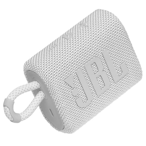 Coluna Portátil JBL GO3 Bluetooth - Branco