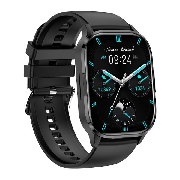 Smartwatch COOL Delta Silicone Preto (Amoled, Chamadas, Desporto, Saúde) - Image 2