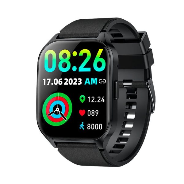 Smartwatch COOL Ecrã Amoled Curved Preto (Chamadas, Desporto, Saúde)