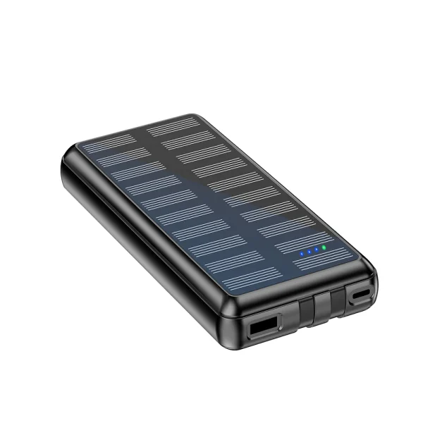 Rixus PowerBank Solar 20.000 mAh c/ Cabos RXPB47 - Image 2