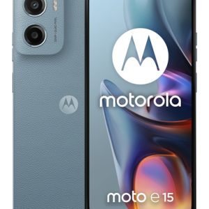 Smartphone Motorola moto e15 Dual SIM Android 14 Go edition 4G 2GB/64GB Azul