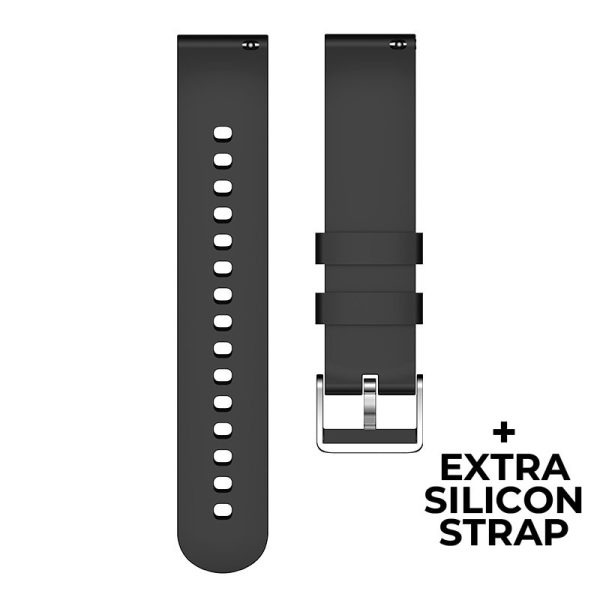 Smartwatch COOL Ultrathin + 2 Braceletes (Amoled, Chamadas, Ultrafino) Preto - Image 5