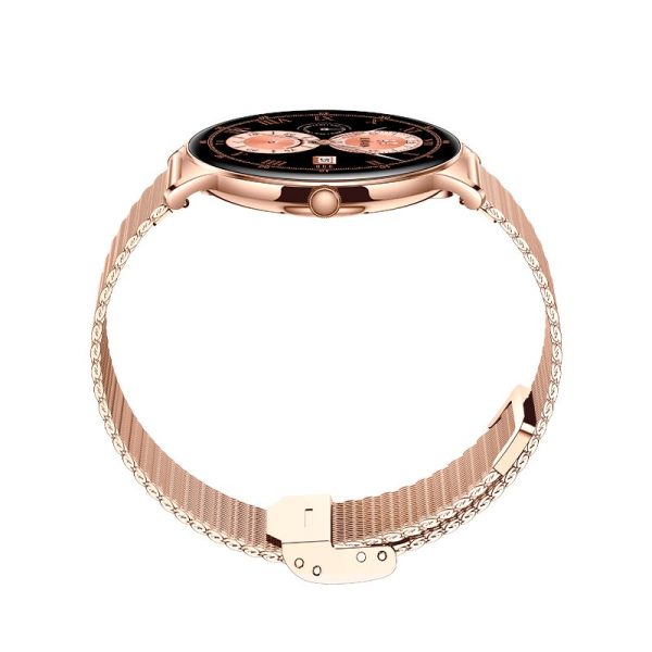 Smartwatch COOL Ultrathin + 2 Braceletes (AMOLED, Chamadas, Desporto, Saúde) Rosa - Image 8
