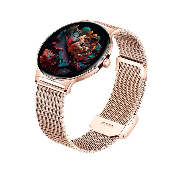 Smartwatch COOL Ultrathin + 2 Braceletes (AMOLED, Chamadas, Desporto, Saúde) Rosa - Image 2