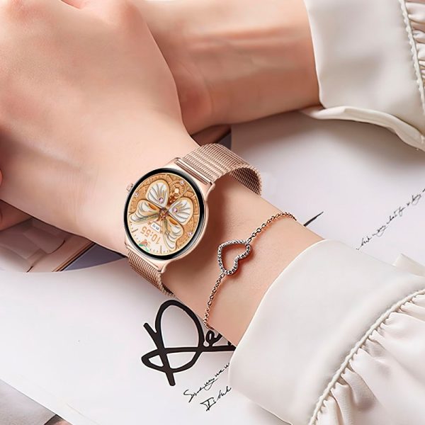 Smartwatch COOL Ultrathin + 2 Braceletes (AMOLED, Chamadas, Desporto, Saúde) Rosa - Image 5