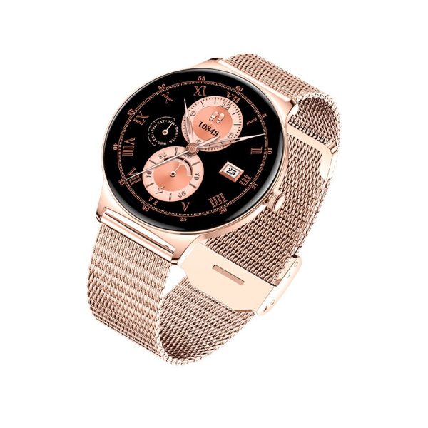 Smartwatch COOL Ultrathin + 2 Braceletes (AMOLED, Chamadas, Desporto, Saúde) Rosa - Image 4