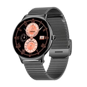Smartwatch COOL Ultrathin + 2 Braceletes (Amoled, Chamadas, Ultrafino) Preto