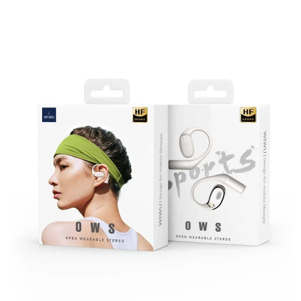 WIWU Fones de Ouvido Bluetooth O300 Openbuds - Preto - Image 2