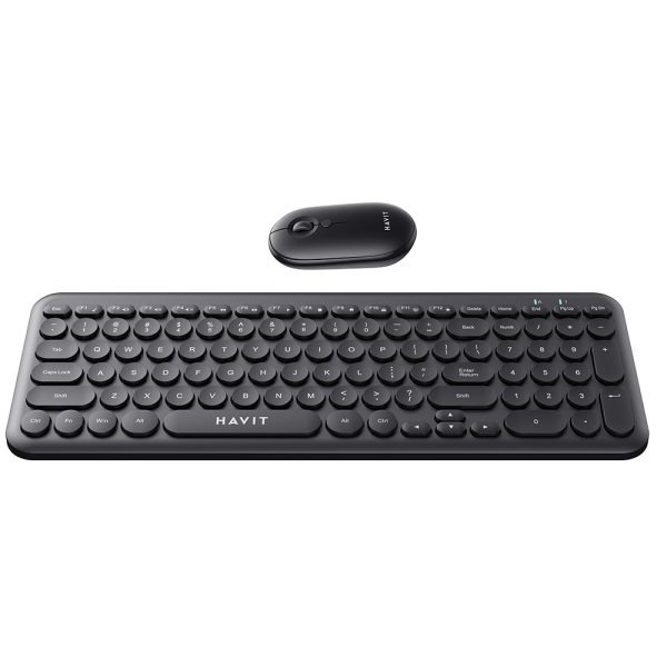 Havit Teclado e Rato sem fios (KB254GCM) - 2,4 GHz, ABS, 800/1200/1600 DPI - Preto - Image 2