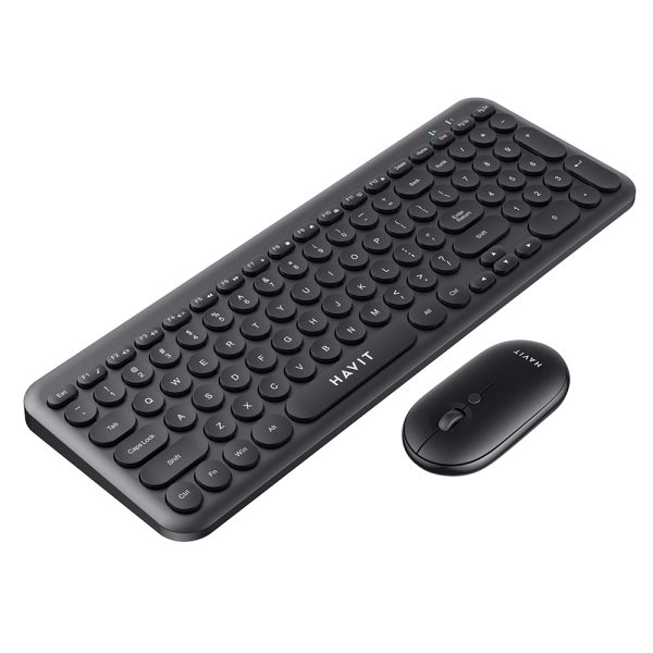 Havit Teclado e Rato sem fios (KB254GCM) - 2,4 GHz, ABS, 800/1200/1600 DPI - Preto - Image 4