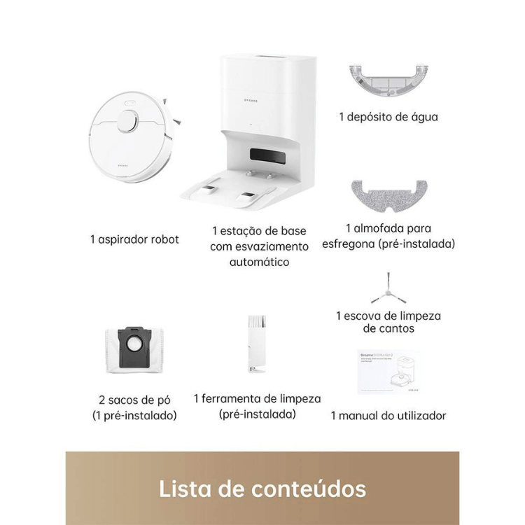 Aspirador Robot Dreame D10 Plus Gen 2 Branco + Base - Image 4