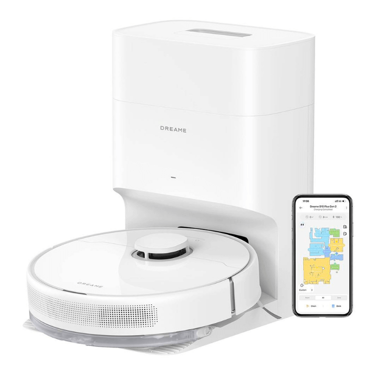 Aspirador Robot Dreame D10 Plus Gen 2 Branco + Base