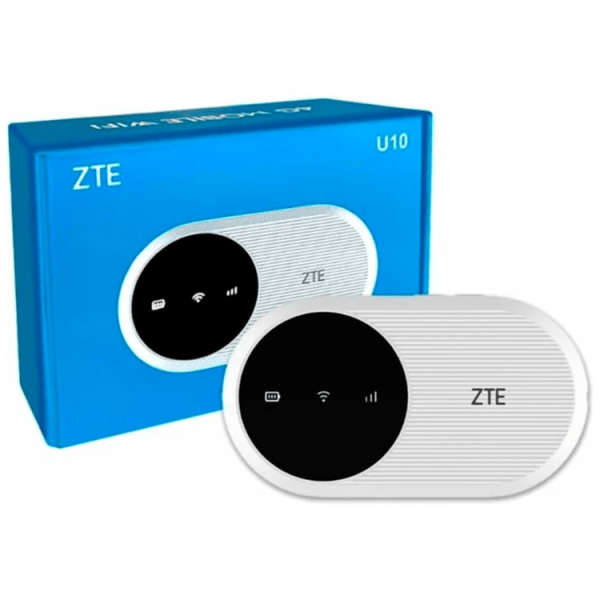 Hotspot Móvel ZTE U10 Wi-Fi 6 4G LTE Branco - Image 2